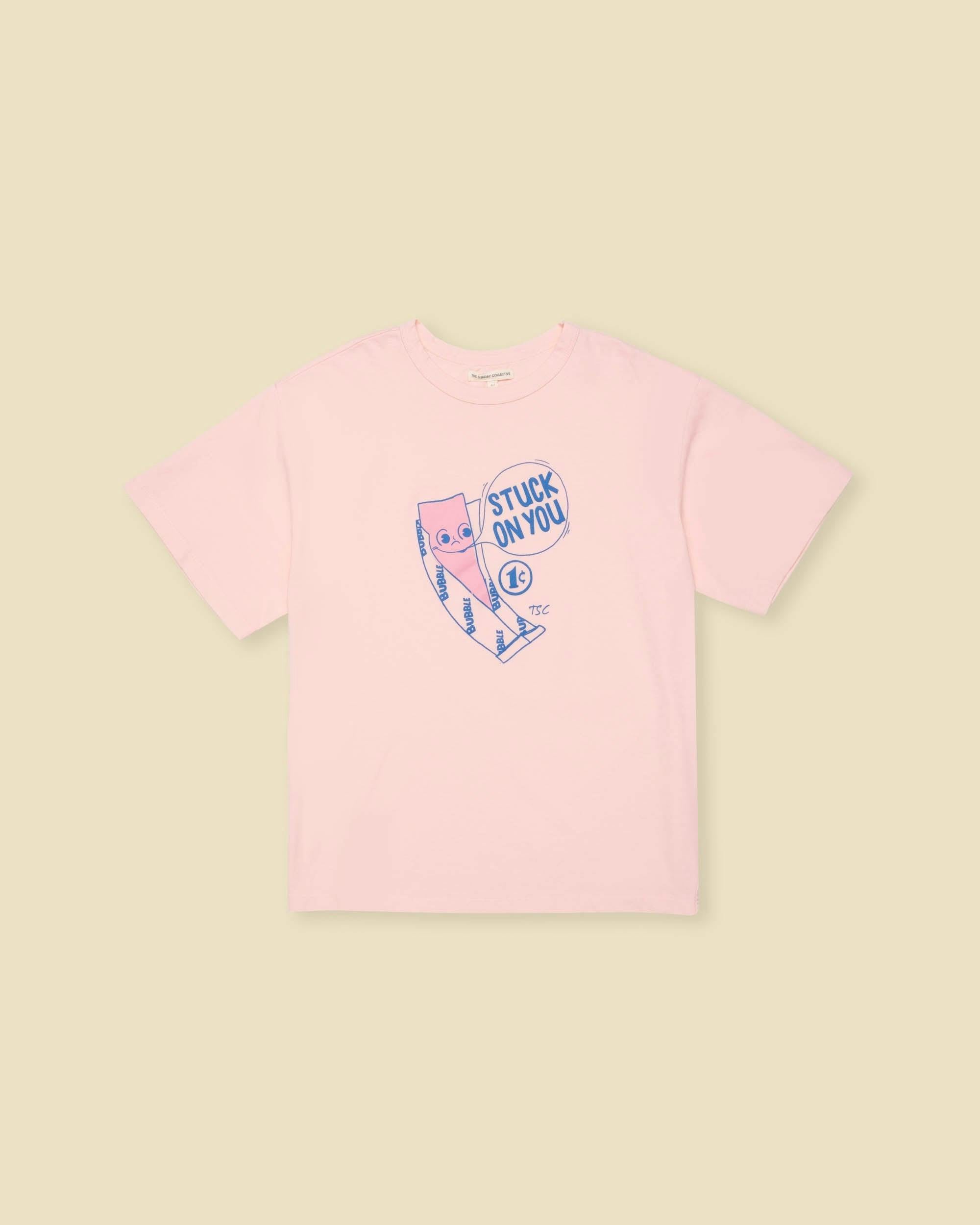 Organic Sunday Tee in Double Bubble