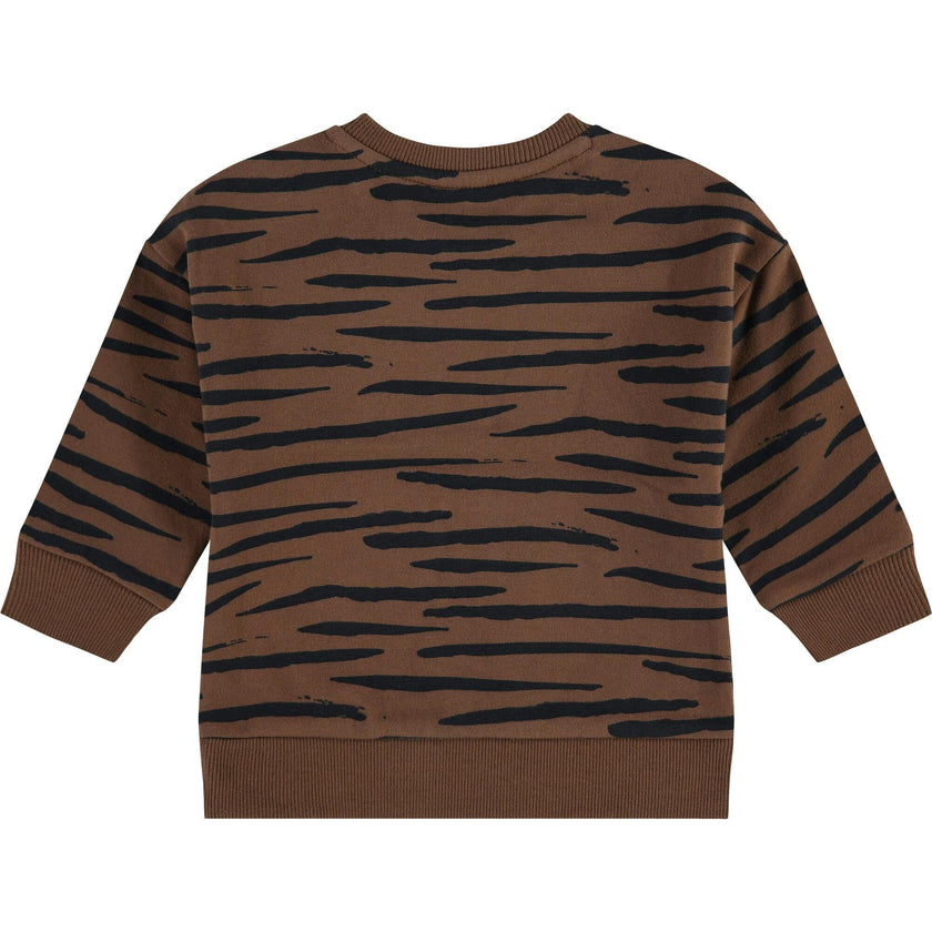 Animal Stripe Pullover