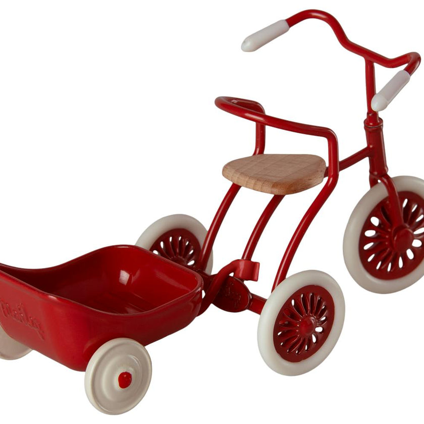 Tricycle Hanger, Mouse - Red