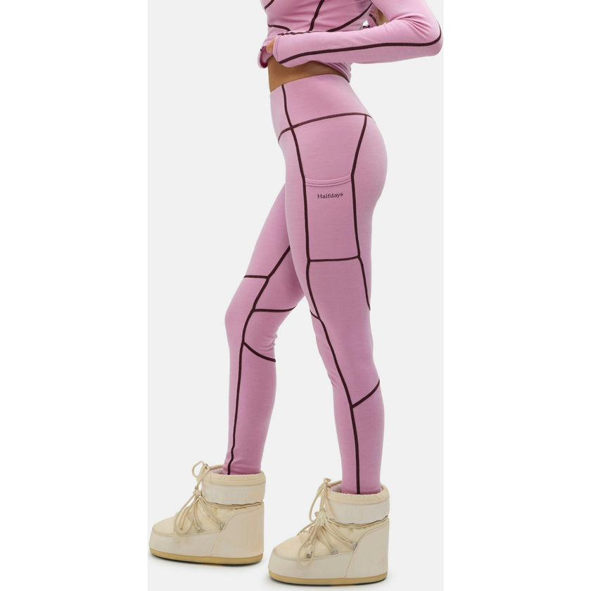 Hallie Midweight Merino Legging Amethyst