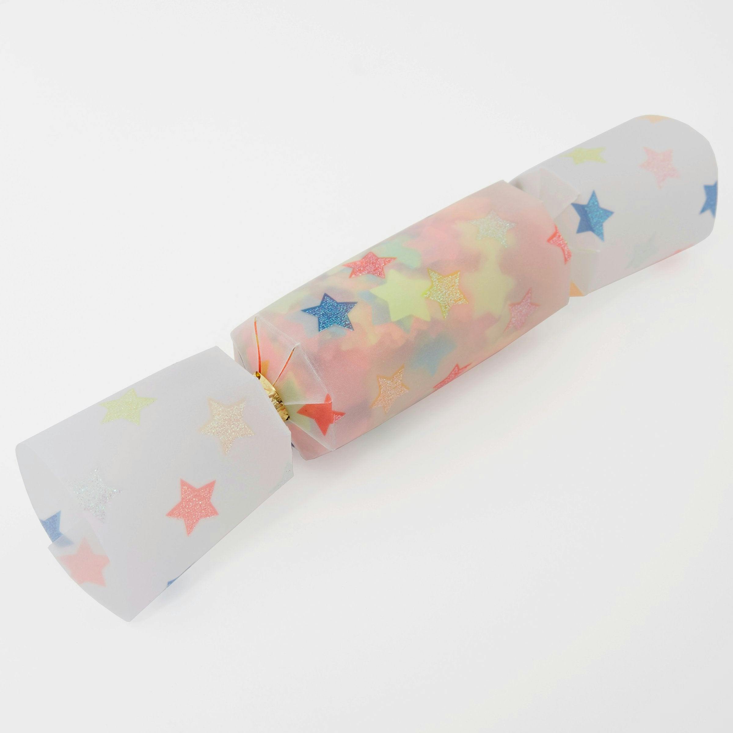Multicolor Star Confetti Small Crackers