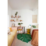 Monstera Leaf Washable Rug