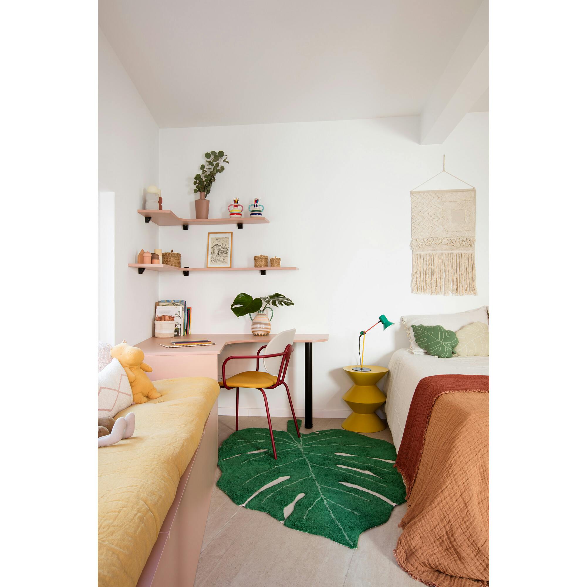 Monstera Leaf Washable Rug