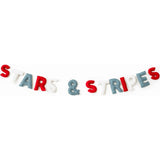Stars And Stripes Felt Garland