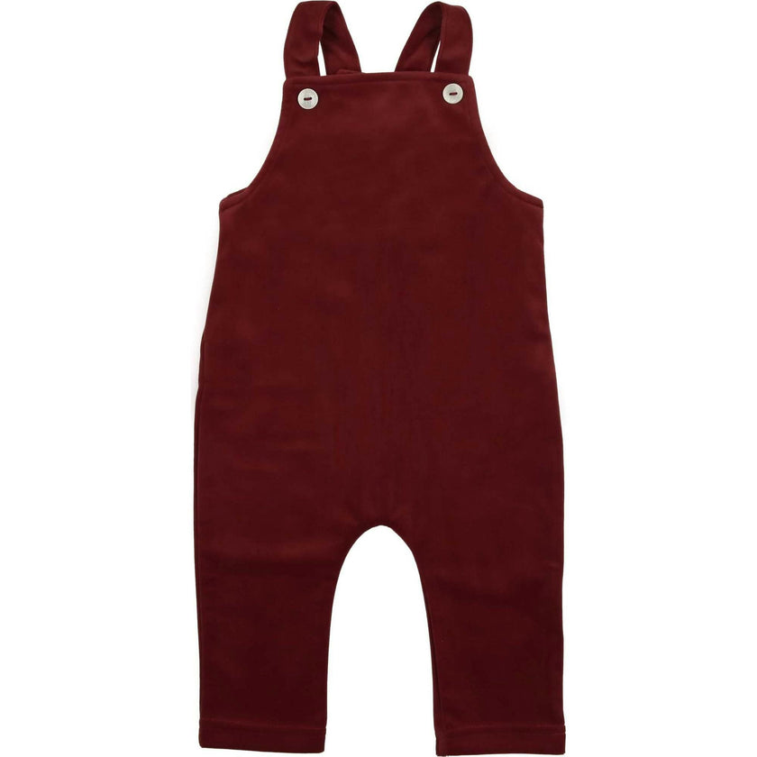 Velvet Butter Shoulder Strap Overalls