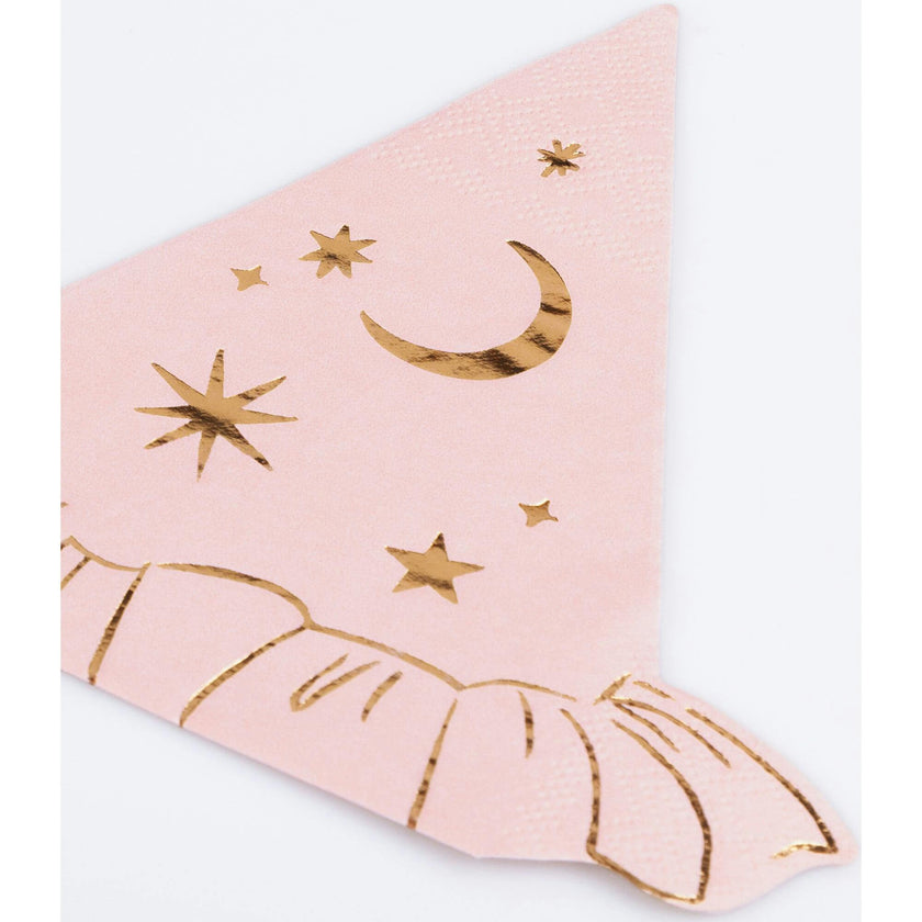 Pink Witch Hat Napkins