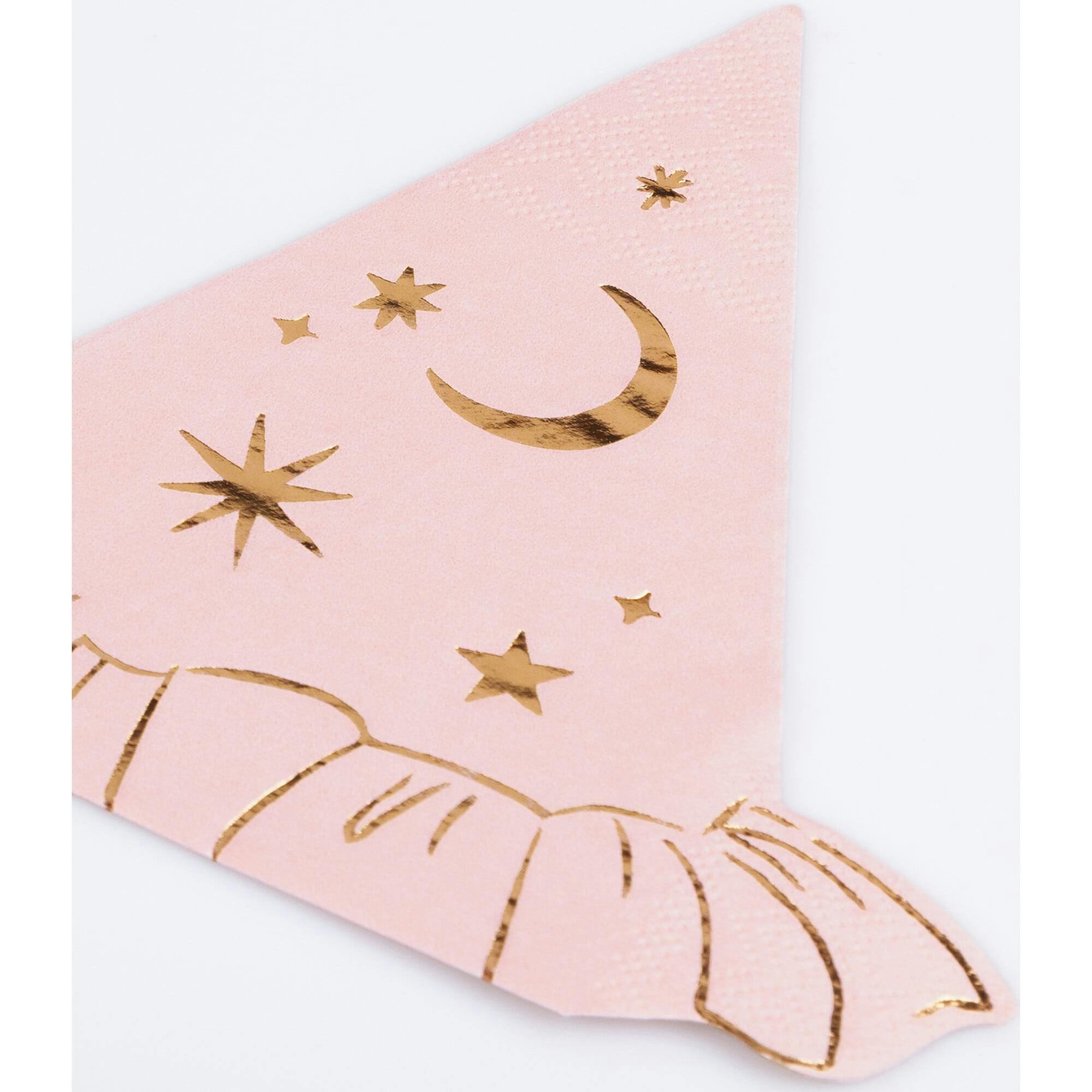 Pink Witch Hat Napkins