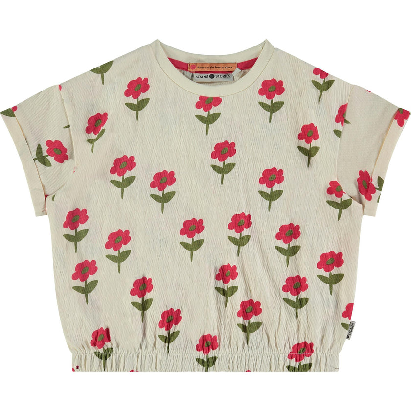 Flower Print T-Shirt