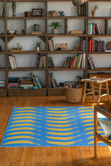 Banana Parade Funky Rug by Becca Franks