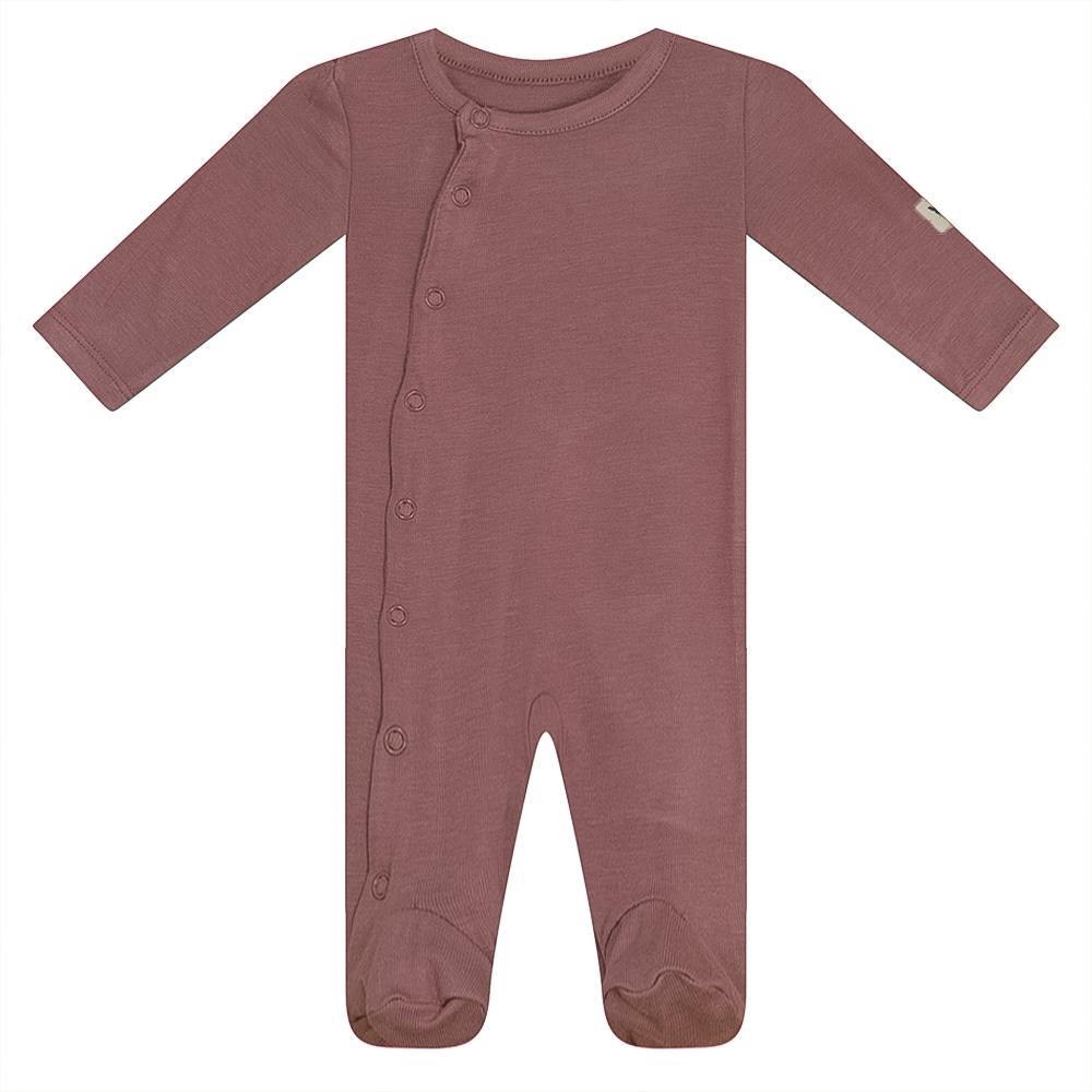 Snap Down Onesie Dark Almond