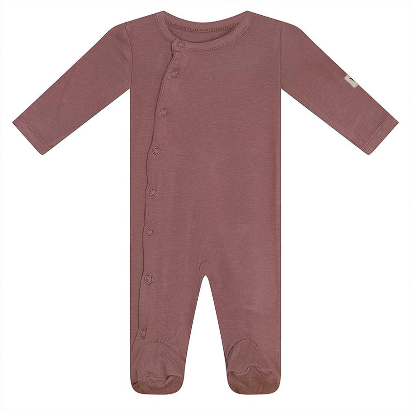 Snap Front Long Sleeve Romper