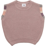 Chunky Ribbed Knit Crew Neck Sleeveless Wide Boxy Fit Tank Top