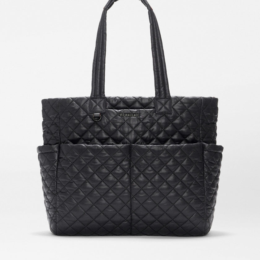 Black Metro Diaper Tote