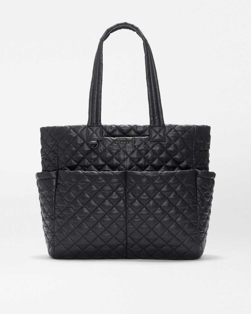 Black Metro Diaper Tote