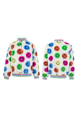 Rainbow Emoji Plush Coat