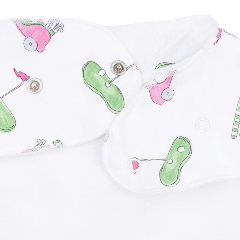 Golf Carts Pink - Bandana Bib