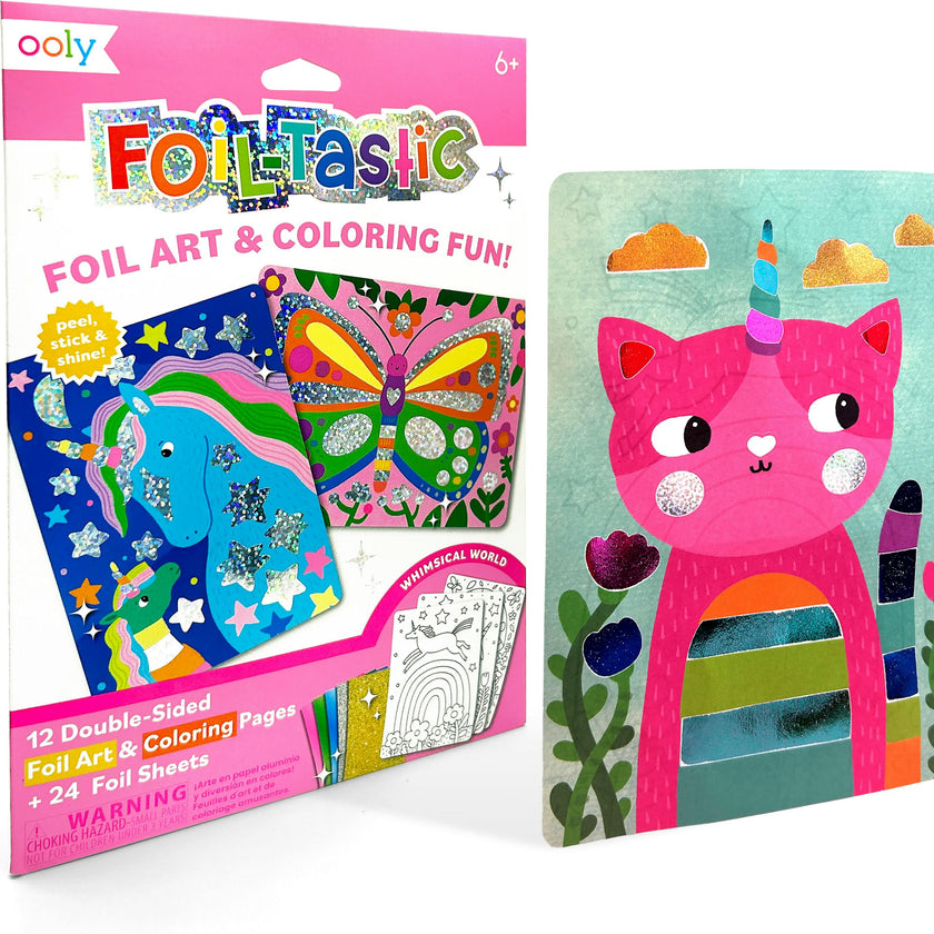 Foil-tastic Foil Art & Coloring Set - Whimsical World