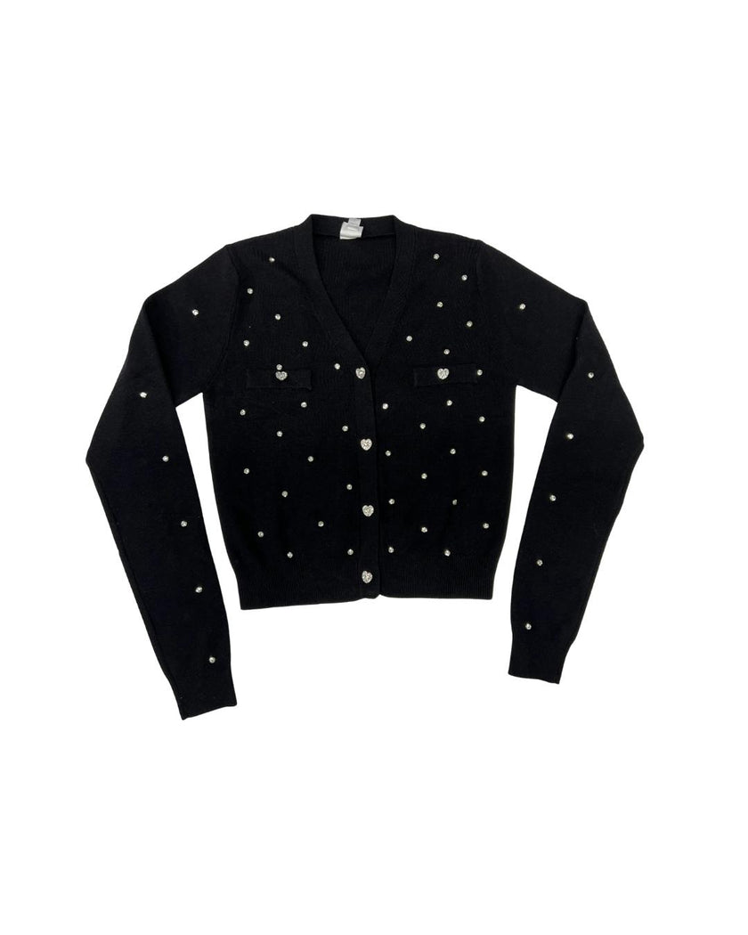 Mickey Black Stud Sweater