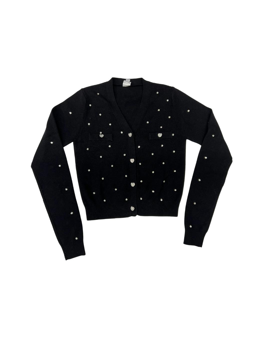 Mickey Black Stud Sweater