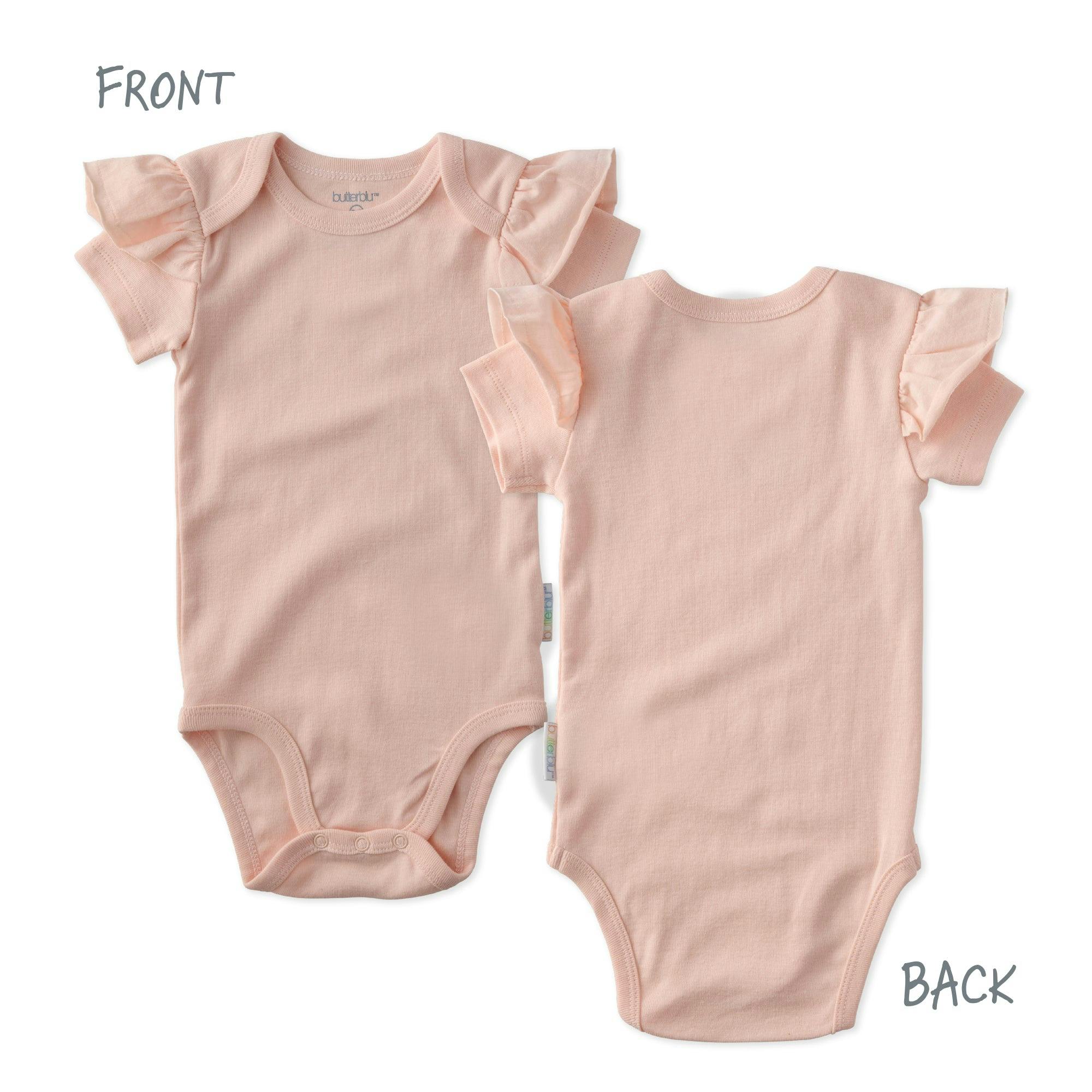 RORY 5-Pack Short Sleeve Ruffle Bodysuits