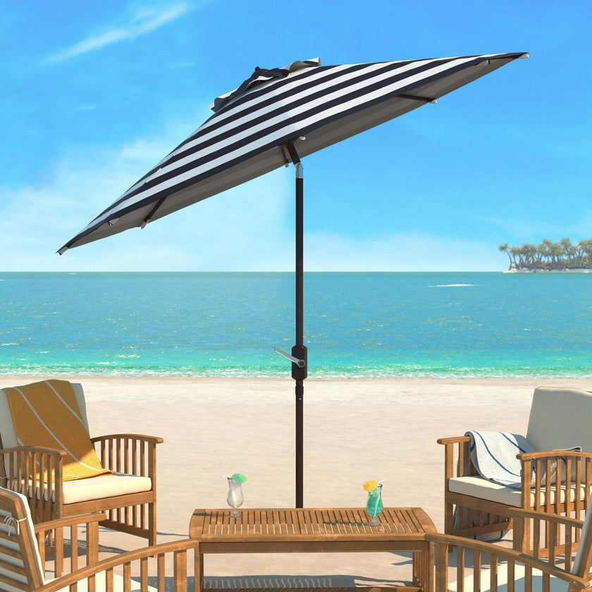 Iris Stripe Patio Umbrella