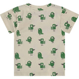 Birds Print Short Sleeve T-Shirt