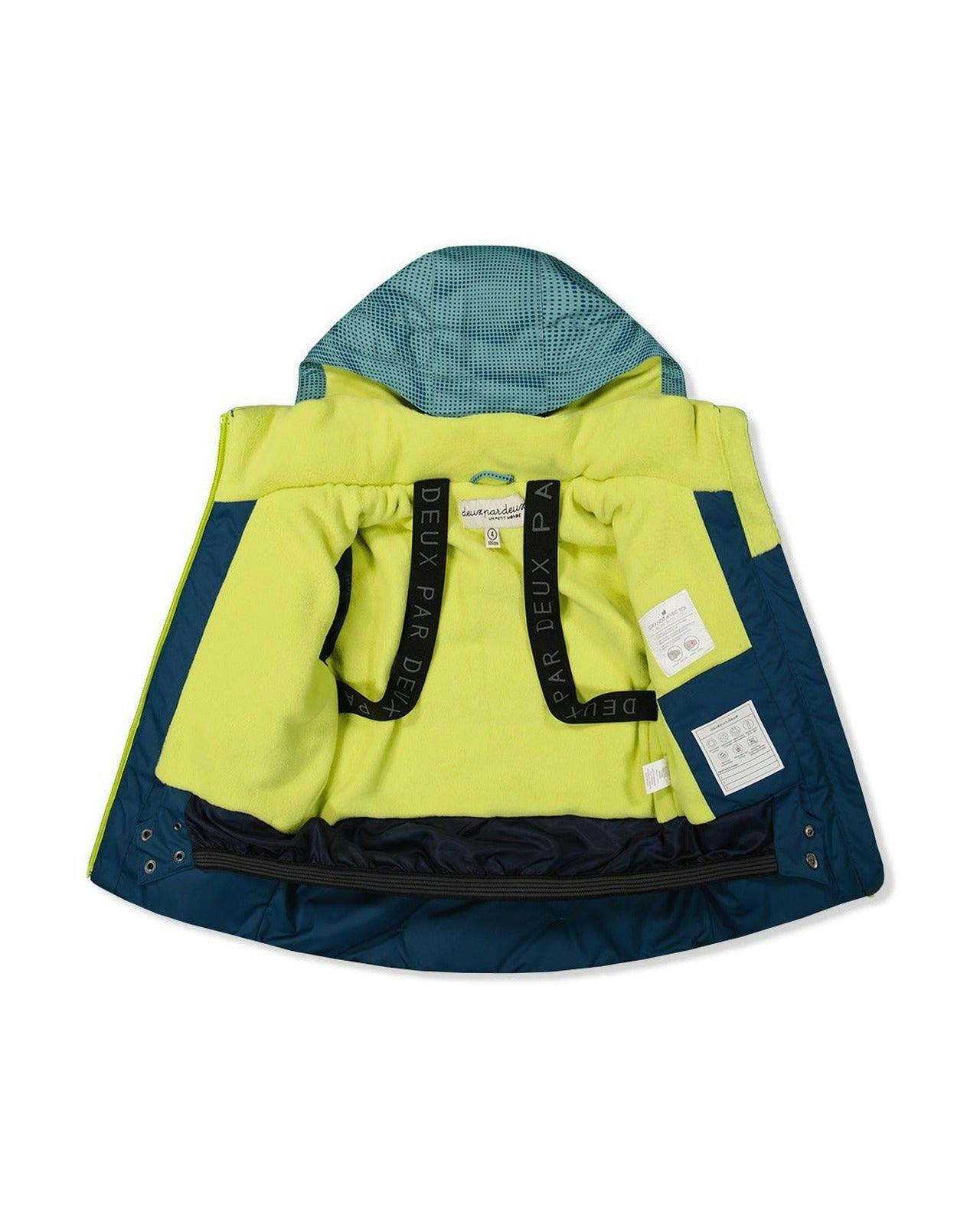 Two Piece Play Snowsuit Greyish Blue And Navy With Greyish Blue Pants