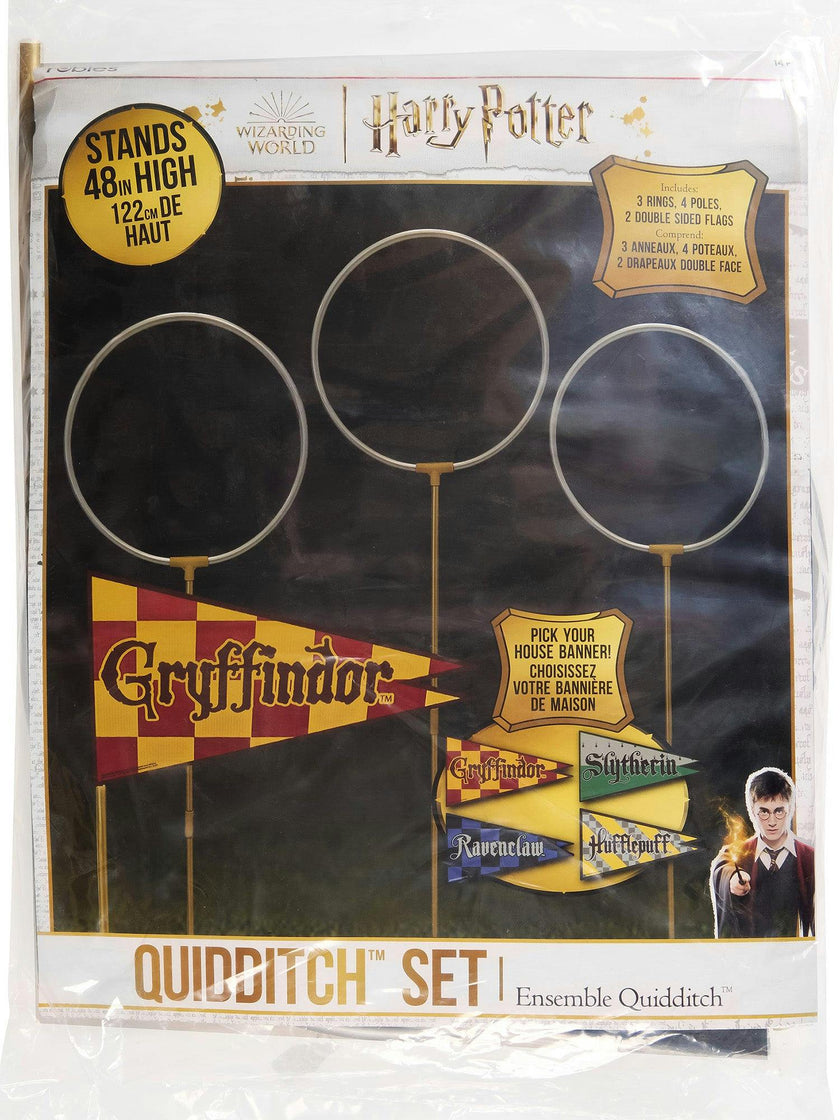 Harry Potter Quidditch Rings and Flags Lawn Decor