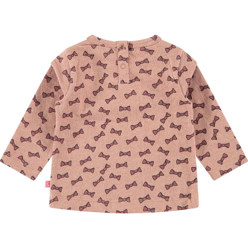 Allover Bow Print Sweatshirt