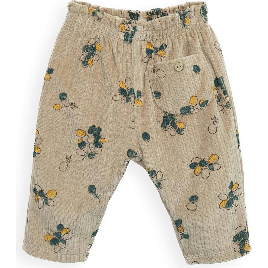 Allover Garden Velvet Pants