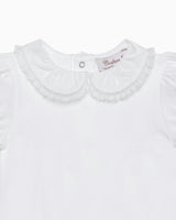 Baby Short-Sleeved Evelyn Trim Bodysuit