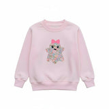 Liberty of London children's ghost design pale pink jumper