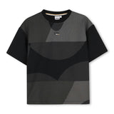 Black Geometric Pattern T-Shirt