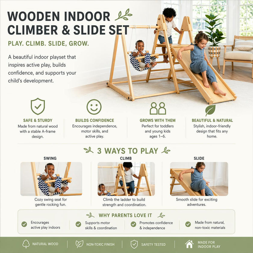 Juniper - Real Wood Folding Playset