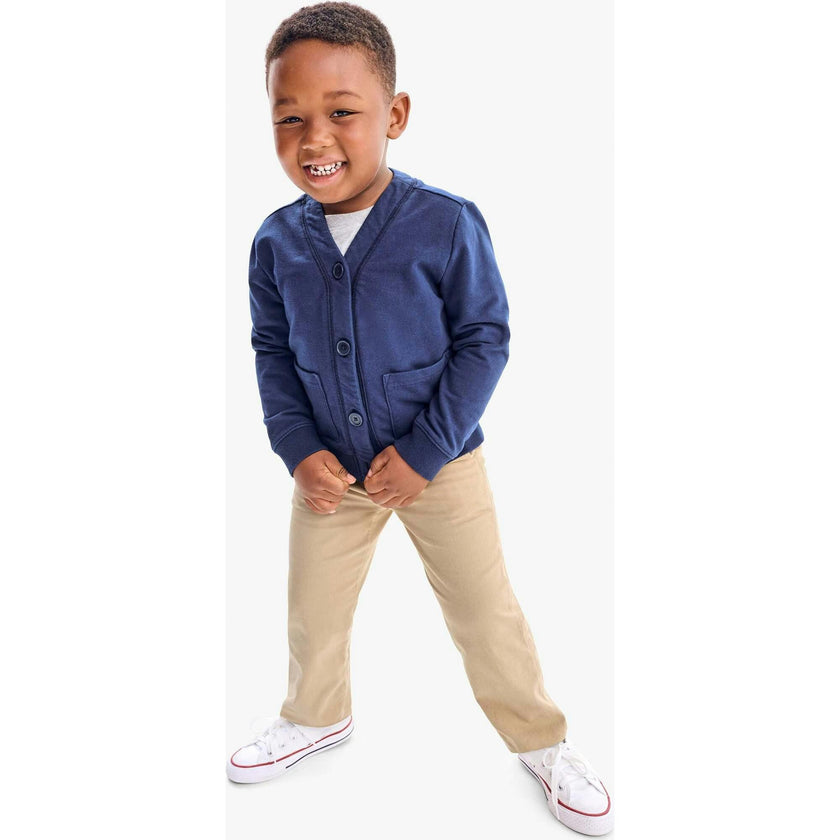 Kids stretch chino elastic-back pant