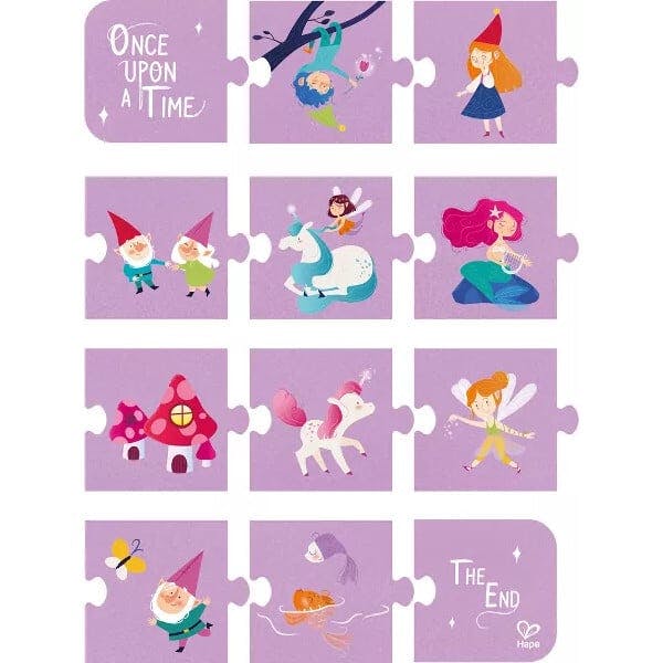 Hape: Fairytale Puzzle - 4 Puzzles In 1