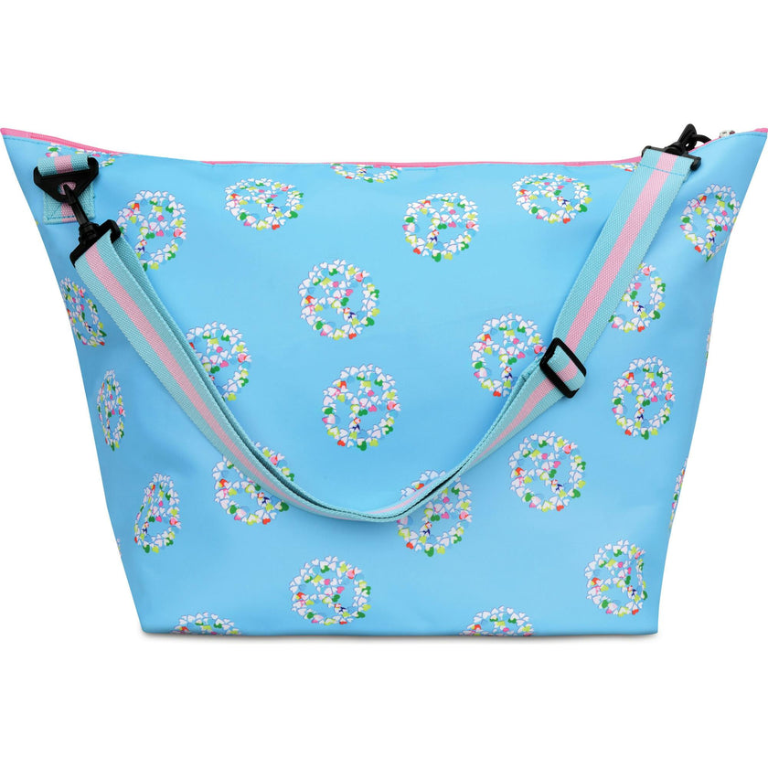 PEACE AND LOVE WEEKENDER BAG