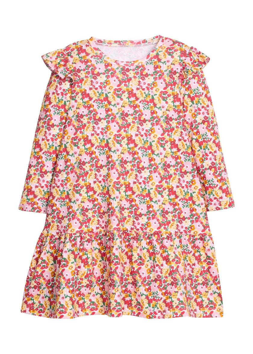Sadie T-Shirt Dress - Autumn Floral
