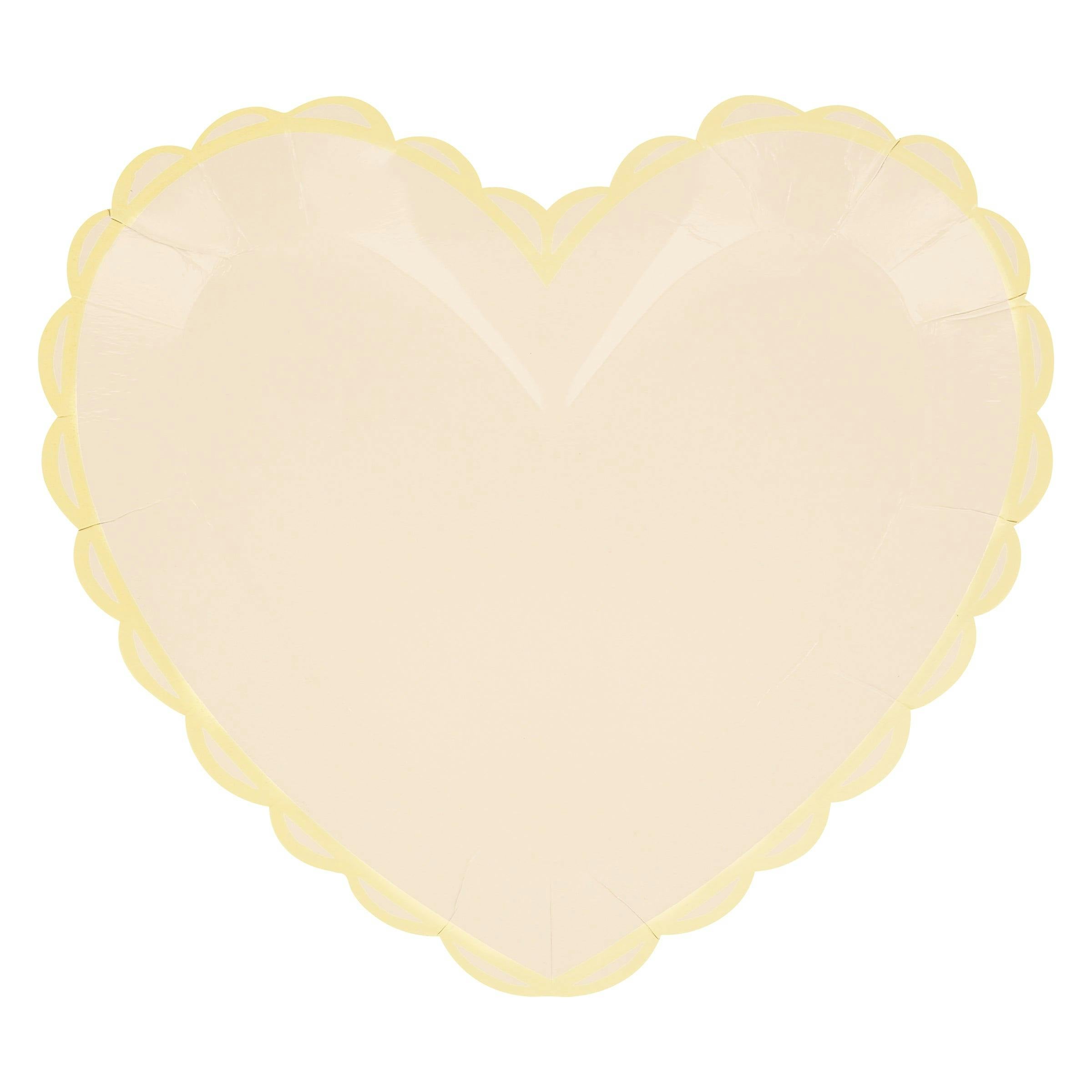 Pastel Heart Large Plates