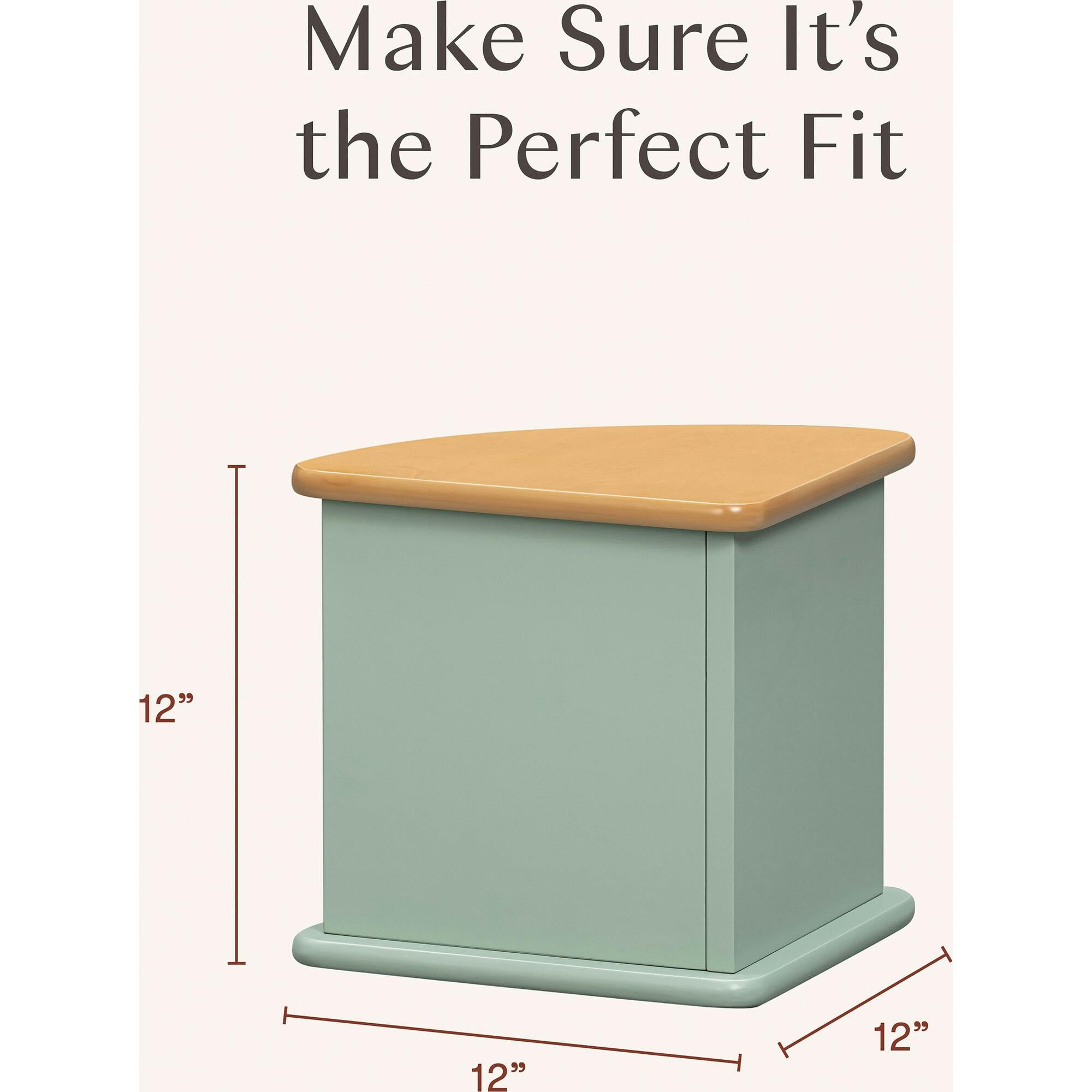 Nessa Nesting Play Table in Light Sage and Honey