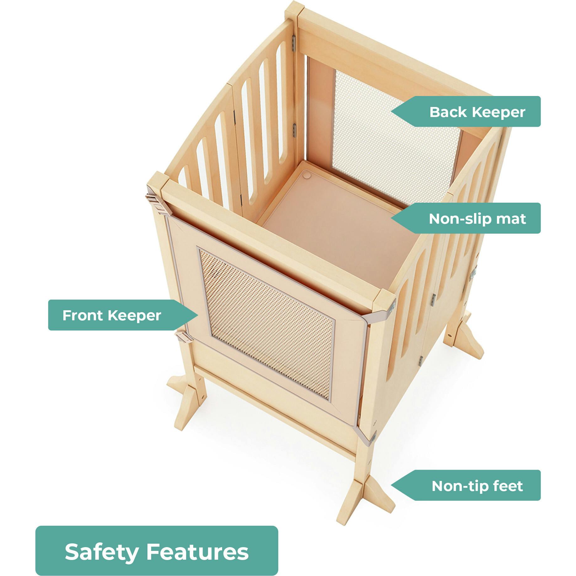 Contemporary Kitchen Helper Stool