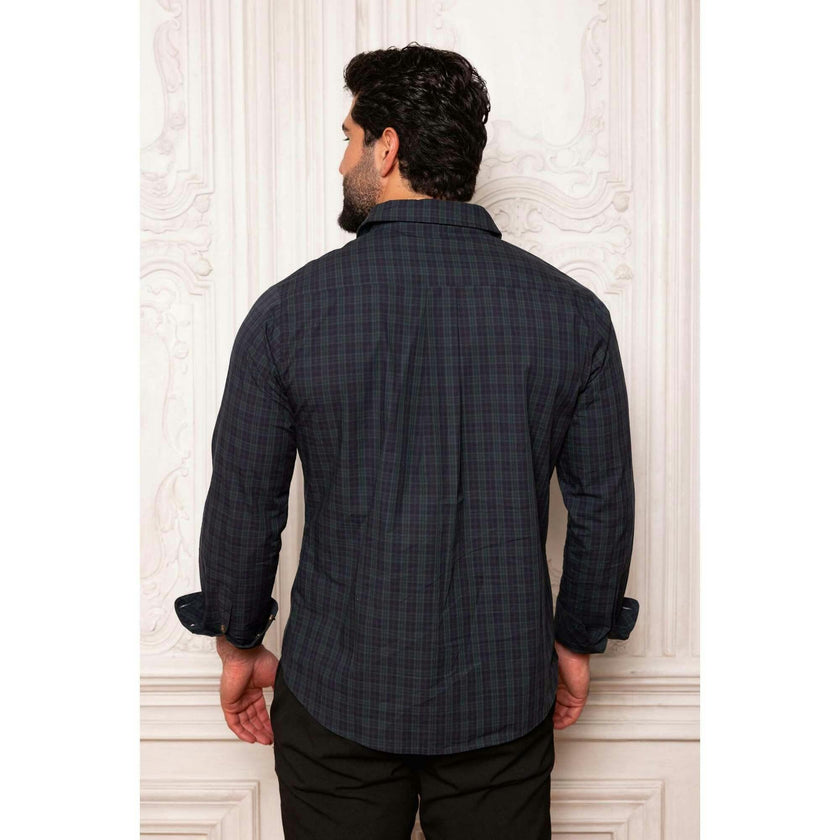 Mens John Shirt in Twilight Pine Plaid