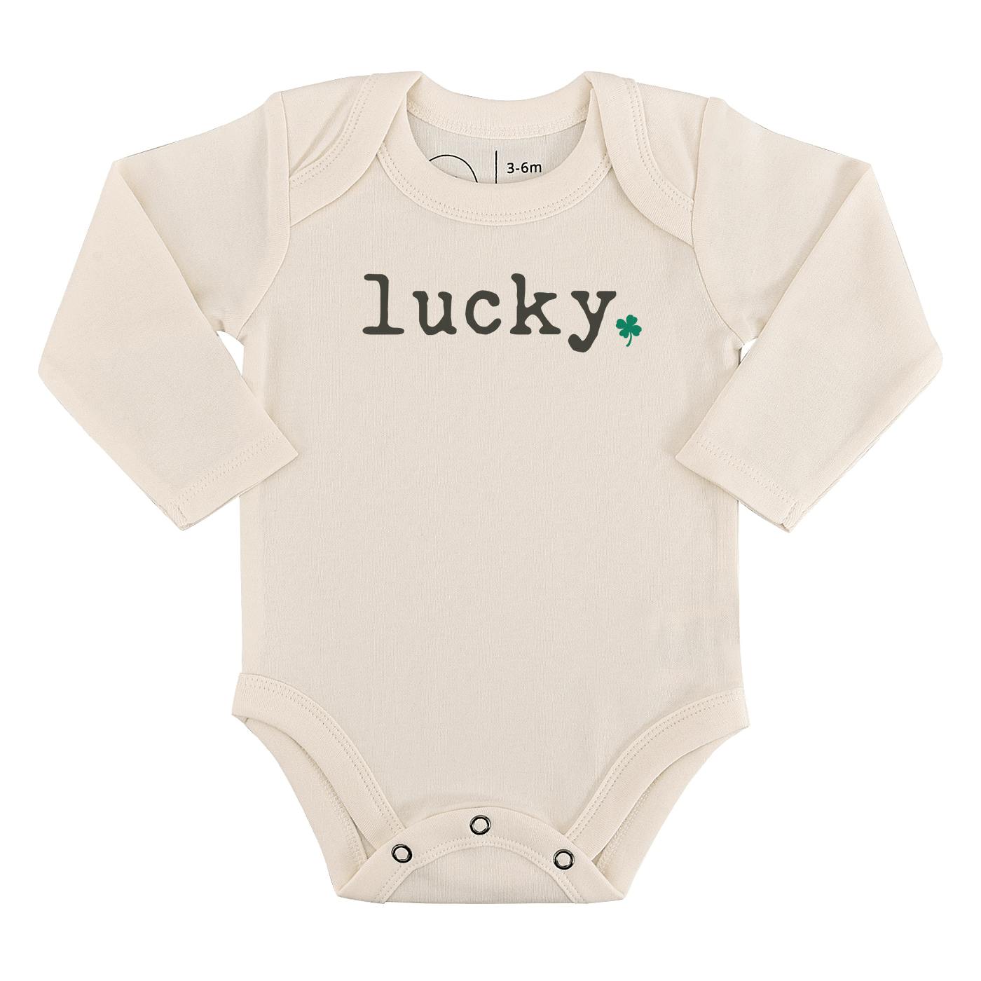 long sleeve graphic bodysuit | lucky