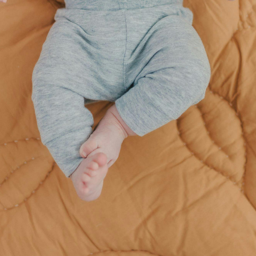 Willow Dainty Leaf Cotton Quilted Baby Play Mat