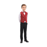 Red Lachlan Vest Outfit Set