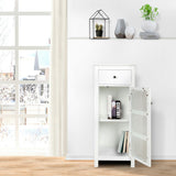 Connor Floor Cabinet with Adjustable Shelf and Storage Drawer