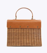 THE LARGE LUNCHER - BROWN WICKER