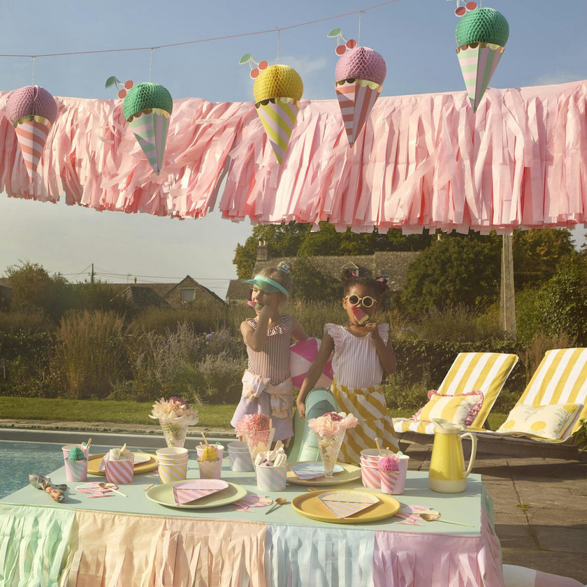 Pink Fringe Garland
