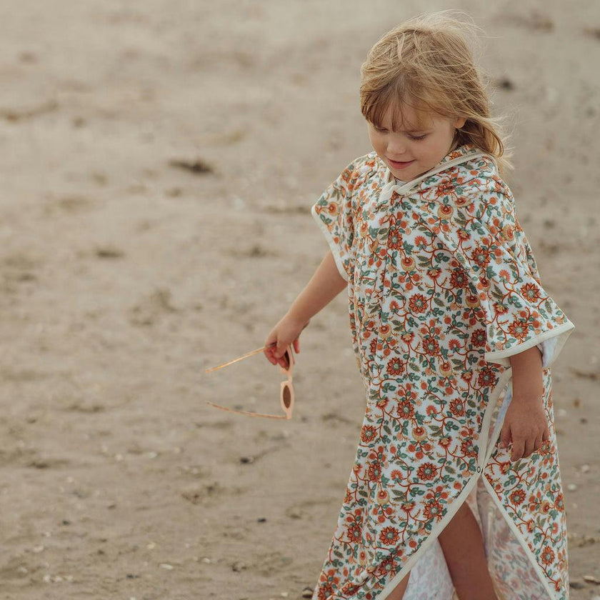 Bathing Towel Poncho | Organic Cotton - In Bloom
