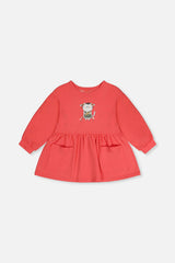 Organic Cotton Tunic Coral Pink